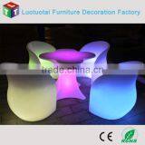 PE Plastic Cordless LED Sofa Chair LED Light up Chair for TV Furniture /home /nightclub Bar/party thumbnail-1