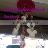 Rainbow Colour Felt Ball Garland thumbnail-5