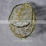 Rustic Vintage Style Iron Wire Metal High Heel Pumps Shoe Basket Decor thumbnail-2