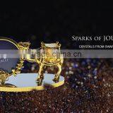 24K Gold Plated Camel With Hump and Photo Frame Best Tableware thumbnail-6