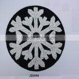 Glass Bead Place Mats With Black and White Patterns Colours Can be Changed in Order thumbnail-1