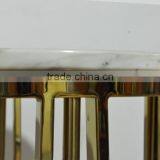 Indoor Marble Top Copper Stainless Steel Plant Stand Pot Stand thumbnail-5