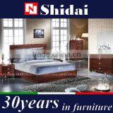 China Made Walnut Bedroom Set With Upholstered Headboard(Queen) B96 thumbnail-1