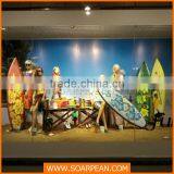 Summer Style Window Disply Props Fiberglass Promotion Surfboard thumbnail-1