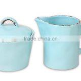 Ceramic Sugar Bowl Hot Coffee Creamer Container