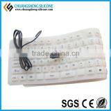 KINDS OF COLOR PORTABLE COMPACTS SIZE WATERTPROOF SILICONE FLEXIBLE KEYBOARD thumbnail-6