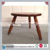 Large 12 Inch Brown Painted Wooden Spindle Table Chair Legs thumbnail-1