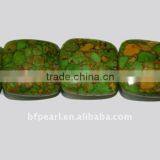 Wholesale Beautiful Green Square Loose Turquoise Strand thumbnail-1