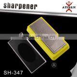 Diamond Knife Sharpeners Sharpening Stone Whetstone Coarse Fine With Holder New thumbnail-2