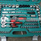 High Quality 150 Pcs 1/4" 3/8" 1/2" Socket Wrench Tools Set thumbnail-4