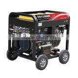 Square Frame With Big 4 Wheels 5kva Silent Diesel Generator Price