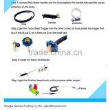 Propane Roofing Gas Tank Welding Torch With 2 Extra Nozzle Fire Starter Weed Heat Burner Ice Melter Snow Remove Paint thumbnail-2