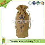 Heat-transfer Printed Eco-friendly Promotional Custom Wine Bottle Jute Bag thumbnail-6