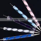 5 PCS 2-way Marbleizing Nail Art Tools Dotting Painting Pen thumbnail-1