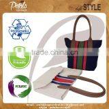 Padded PU Handle Canvas Bag for Gift- Made From Canvas - Exclusive Design Customize With Any Print- Made to Order thumbnail-5