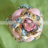 Fabric Flowers Corsage Girl Dress thumbnail-1