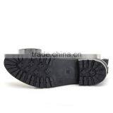 Black Matte PVC Rain Shoes Wellington Boots Chelsea Waterproof Shoes Women thumbnail-4