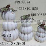 White Pumpkin Ceramic Decorations Festival Holloween Decorations thumbnail-5