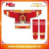 Hongen apparel Custom Hockey Jerseys & Uniforms | Ice Hockey Socks & Practice shirts