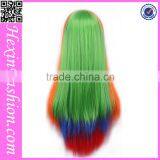Wholesale Long Straight Wave Mixed Color Spiky Wig thumbnail-2