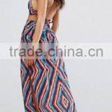 Fashionable Boohoo Maxi Beach Dress Set Crop Top Set thumbnail-3