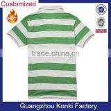 Top Design Latest Green Stripe Polo T-shirts for Men Designer Stripe Polo T-shirts thumbnail-2