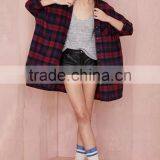 Hot Sale Summer Custom Western Women Plaid Shirt Factory Price thumbnail-2