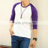 Men t - Shirt 3/4 Sleeve Raglan Baseball, 65% Polyester- 35% Cotton thumbnail-2
