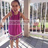 New Fashion Summer Sleeveless Tassels Children's Dress thumbnail-2