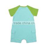 2017 New Design Baby Clothes Romper Organic Cotton Summer Baby Romper thumbnail-2