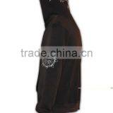 High Quality Slim Fit Zip up Ribbed Cheap Custom Logo Half Zip Hoodie thumbnail-3