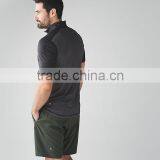 Classical Solid Color Contrast Piping 1/4 Zipped Pullover Sport Sweatshirt thumbnail-3