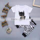Wholesale Summer Cotton Printing Boys Kids t Shirt With Pants Set thumbnail-5