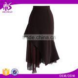 2016 Guangzhou Shandao Factory Summer New Arrivals High Fashion Formal Wine Red High Waist Cotton Ladies Office Uniform Skirts thumbnail-1