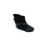 PU Upper / Lining Material Spring pu Ankle Boots, ankle shoe boots with OEM service