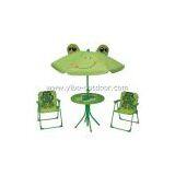 Kids Folding Table and Chair Set With Umbrella thumbnail-1