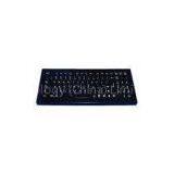 IP65 Dynamic Vandal Proof Black Metal Keyboard With High Quality Durable Black Titanium