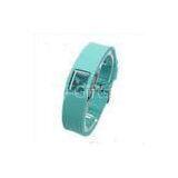 Custom Green Silicone Band LED Fashion Wrist Watch Digital With Changeable Battery