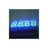 Ultra Bright Blue 0.56-inch 4-Digit Anode 7 Segment LED Clock Dislay for Microwave 50.4*19*8mm