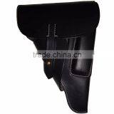 German Army WALTHER P38 P-38 Pistol HOLSTER - Soft Shell Black Leather WW2 Repro