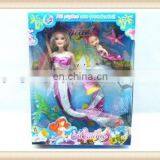 plastic mermaid doll