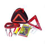 15 Pieces Premium Emergency Car Tools Kit in reflective triangle bag