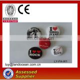 High Quality Color Printing custom made round button badge
