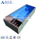 New Style Fiber Glass 20ft 40ft Shipping Container Swimming Pool