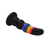 Strap-on Silicone Dildo Simple Silicone Dildo Without BallsSex Adjustable Harness Black Gold Dildo thumbnail-2