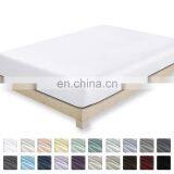 Premium Soft Wrinkle Resistant Fabric Solid Color Fitted Bed Sheet thumbnail-5
