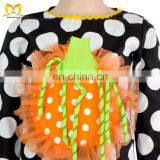 Baby Black White Dots Pumpkin Outfit Halloween Costumes For Kids Boutique Girl Clothing thumbnail-4
