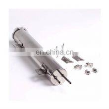 14 oz Polished Stainless Steel Radiator Coolant Overflow Tank thumbnail-2