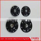 Shiny Colorful Metal European 2 Parts Women's Coats Snap Button thumbnail-2