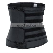Прямые продажи от завода. Женский корсет, пояс для потоотделения, комбинезон, латексный спортивный пояс, корсет для тела с тремя рядами пряжек thumbnail-1